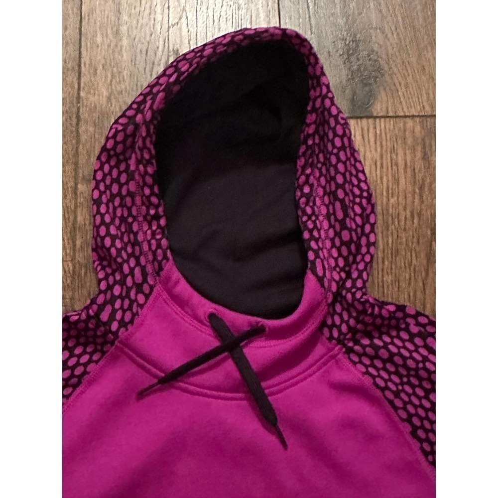 Nike Hoodie Purple / Magenta Therma-Fit High Neck Lightweight Size Medium - Picture 3 of 8